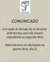 Aviso de Expediente – Feriado