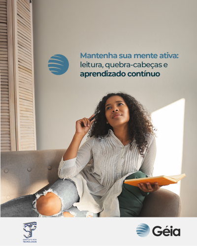 Géia - Mantenha sua mente ativa: leitura, quebra-cabeças e aprendizado contínuo