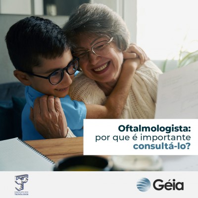 Géia: a importância de consultar um oftalmologista