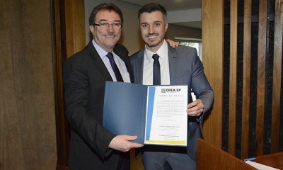 Vinicius Marchese Marinelli empossado Presidente do Crea-SP