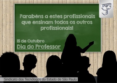 15 de outubro: Dia do Professor