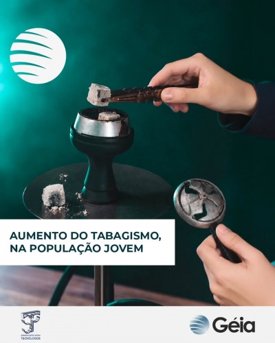 Géia: aumento do tabagismo na população jovem