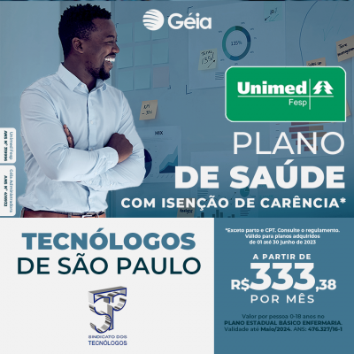 TECNÓLOGOS: SAÚDE - ANIVERSÁRIO UNIMED FESP 2023