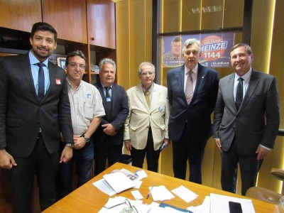 Sindicato em visita a senador eleito pelo Rio Grande do Sul