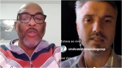 Presidente do Sindicato participa de live com Vinicius Marchese, presidente licenciado do Crea-SP