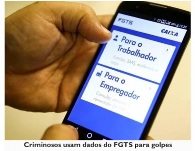 Audccon:  Novo golpe do FGTS rouba dados  e faz empréstimo em nome da  vítima; entenda